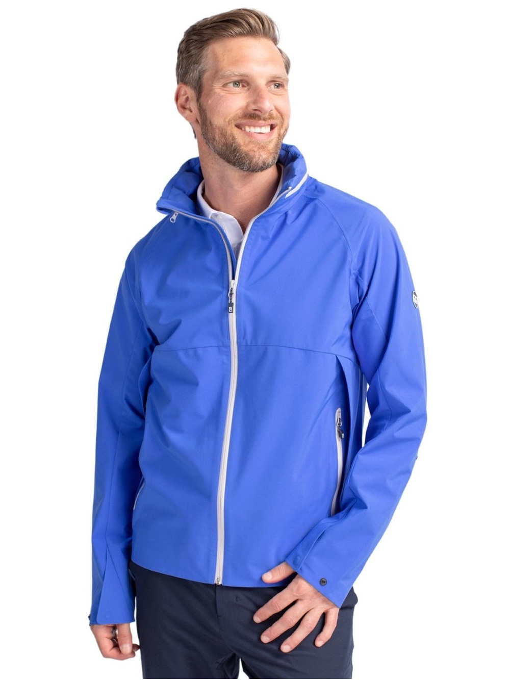 Cutter & Buck Vapor Water Repellent Stretch Full Zip Rain Jacket XXL